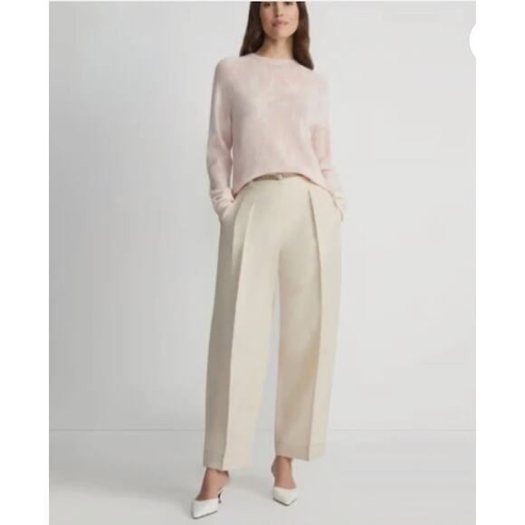 Lafayette 148 Women's Size Large Bluff Pink Cashmere Crewneck Sweater NWT $798 - Picture 3 of 12